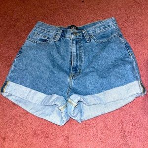 BDG High-Rise Denim Mom Shorts